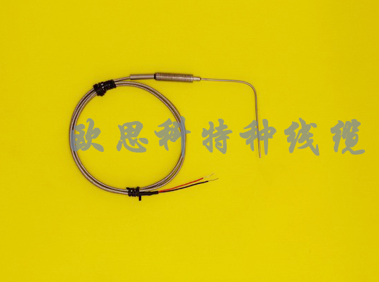 Flexible K-type armored thermocouple